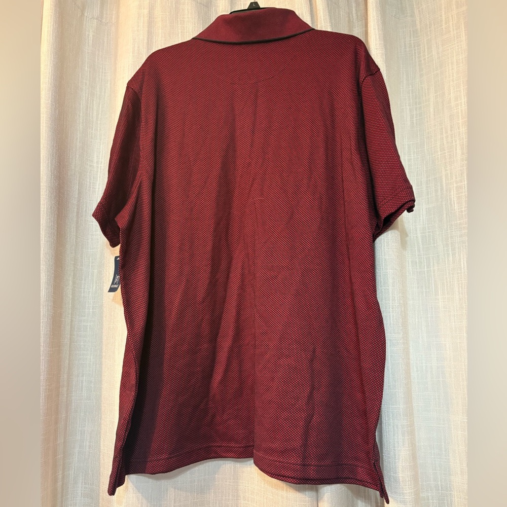 George Men’s Jersey Pattern Polo Shirt - Picture 2 of 4